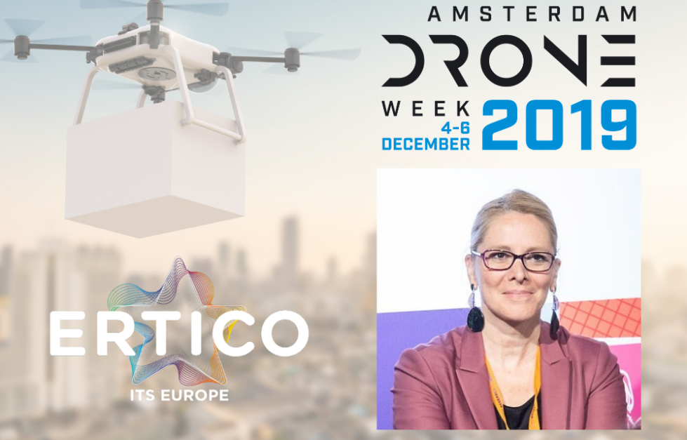 Presentación de Ertico. Foto Amsterdam Drone Week ADW.