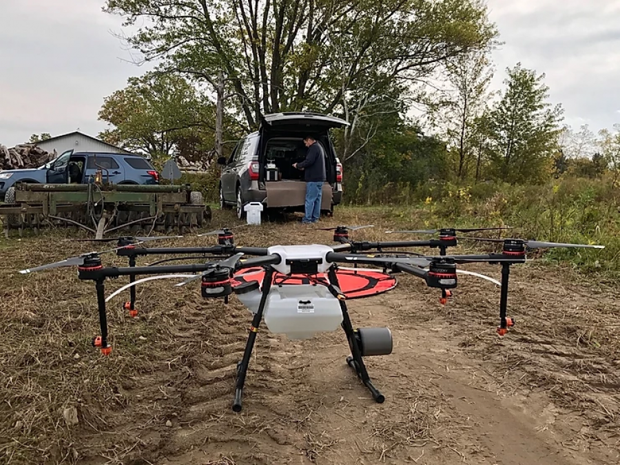 Dron fumigando discount