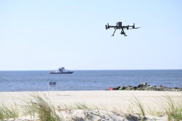 Drones FDNY tiburones