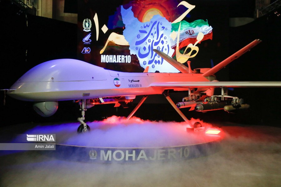 Ir n presenta Mohajer 10 un dron con alcance de 2.000 kil metros