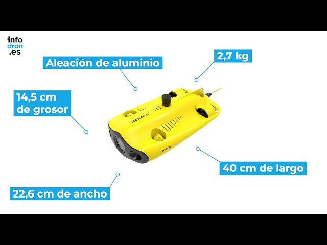 Así es el Gladius Mini S, el nuevo dron submarino de la Guardia Civil