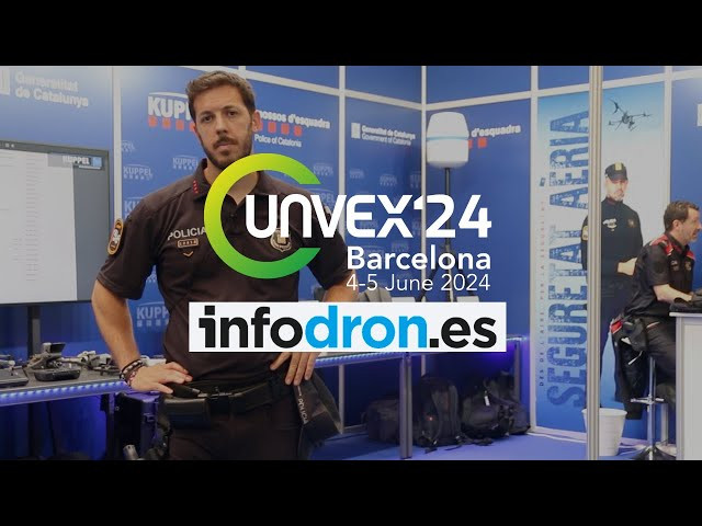 La Unidad de Drones de los Mossos d'Esquadra presenta en Unvex sus principales dispositivos