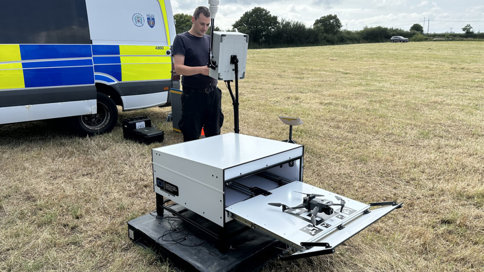 Drone as first responder Isle of Wight Festival