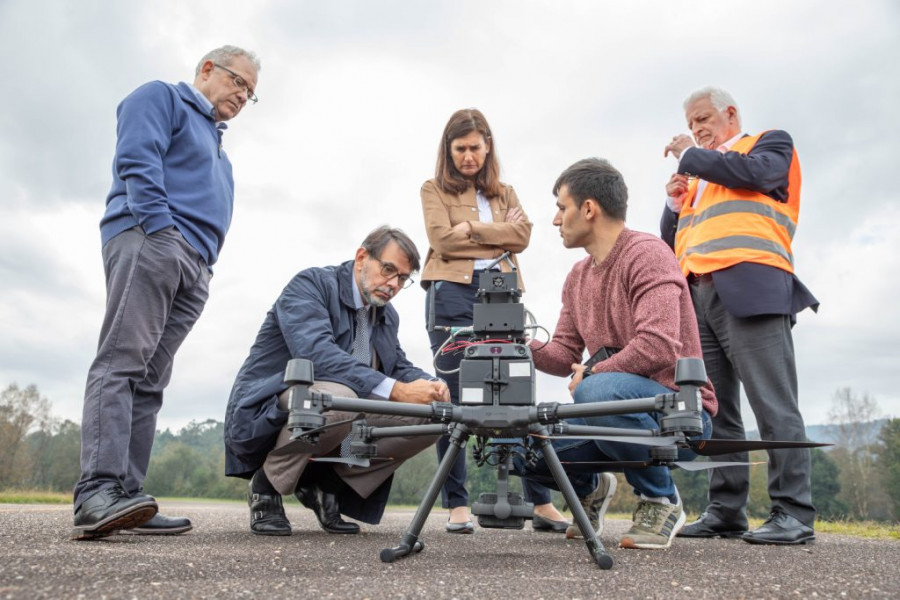 Telespazio Ibérica drones Galicia